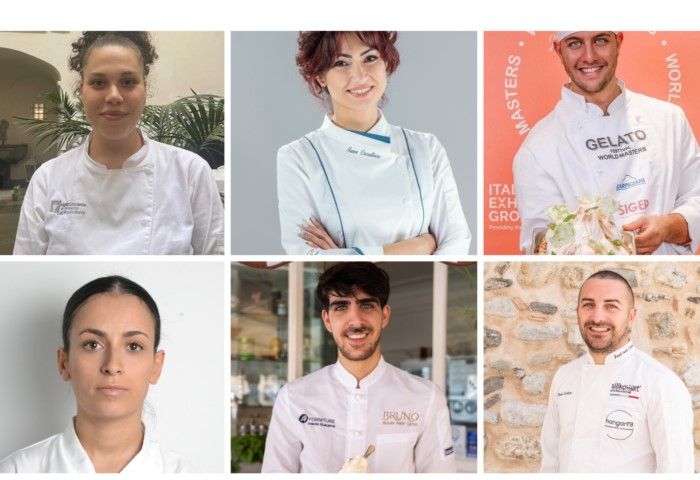 I sei pasticceri in gara
