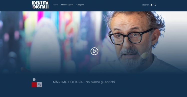A preview of Identità Digitali: a video from Massimo Bottura's lesson, available as of the 10th of November
