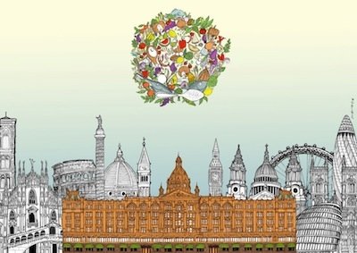 Identità London nell'illustrazione di Gianluca Biscalchin