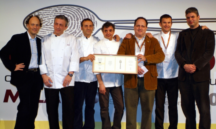 Identità 2006: Cedroni, Scabin, Bottura, Uliassi, Marchi, Cracco and Leemann
