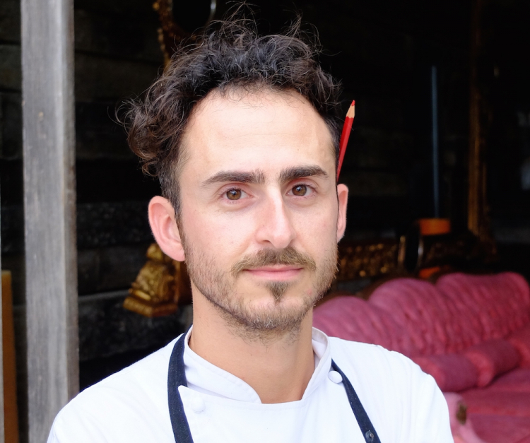 Roman pastry chef Fabrizio Pellegrini
