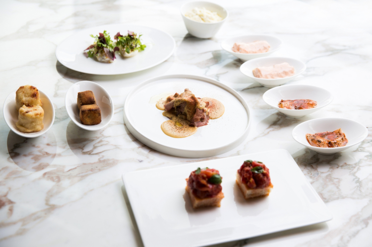 Alcuni piatti di Romito a Milano: Antipasto all'italiana