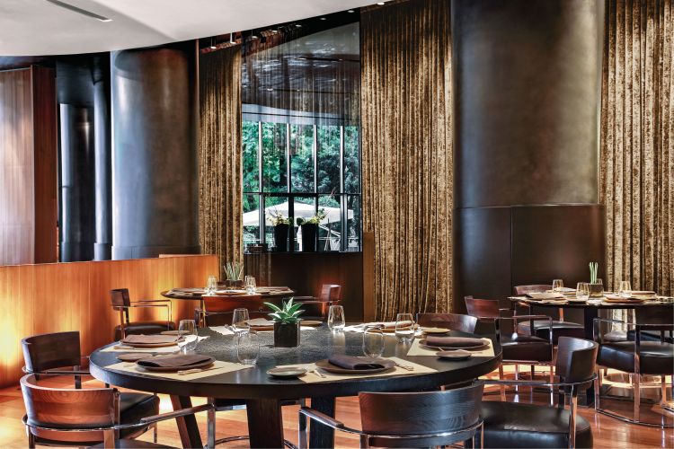 Il Ristorante - Niko Romito all'interno dell'hotel Bulgari di Milano
