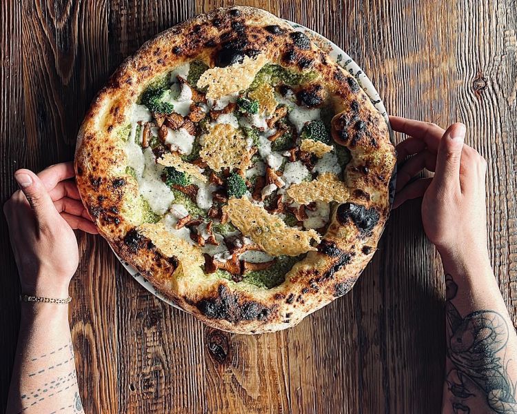 Una delle pizze de Il Corso, a Bolzano
