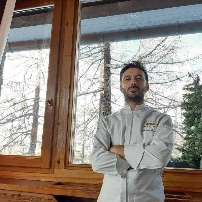 Gabriele Avanzi, chef del ristorante La Chandelle
