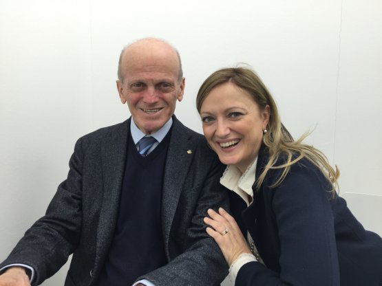 Italo Maschio con Anna
