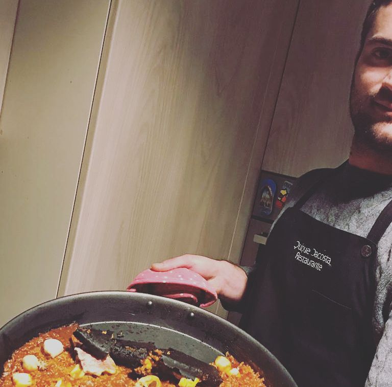 Alle prese con la paella
