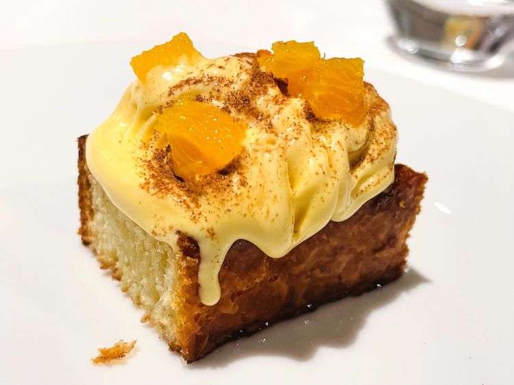 Sfogliato all’arancia e gelato al Grand Marnier