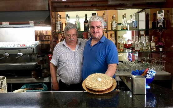 Peppino e il figlio Michele Sparono
