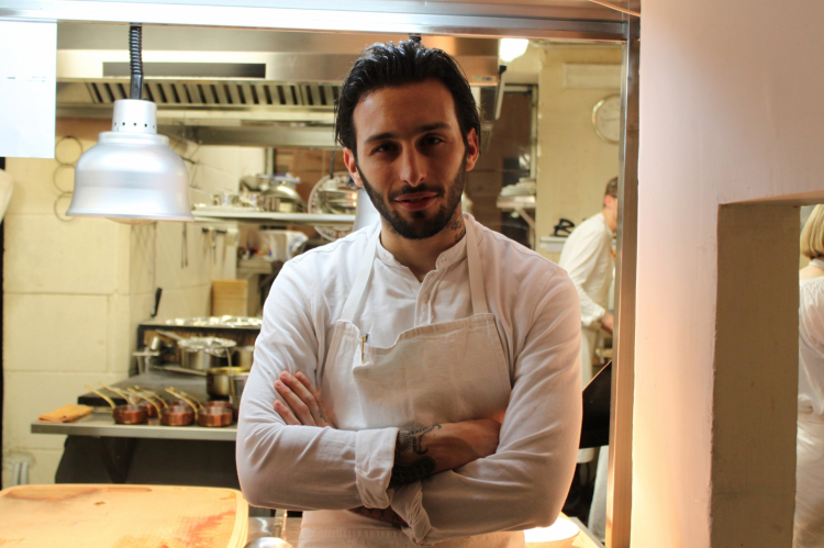 Floriano Pellegrino, chef del suo ristorante di Lecce, Bros
