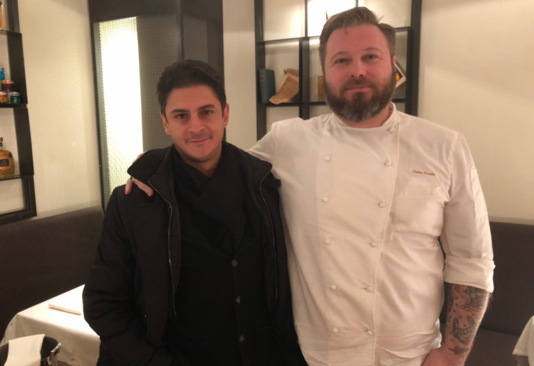 Matteo Torretta with partner/owner Antonio Pianu. There’s another partner too, Antonio Zucca
