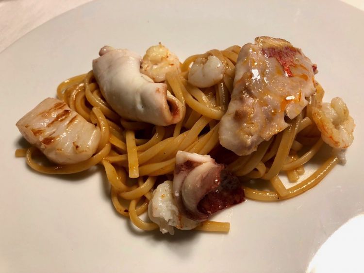 Linguine in guazzetto di mare
