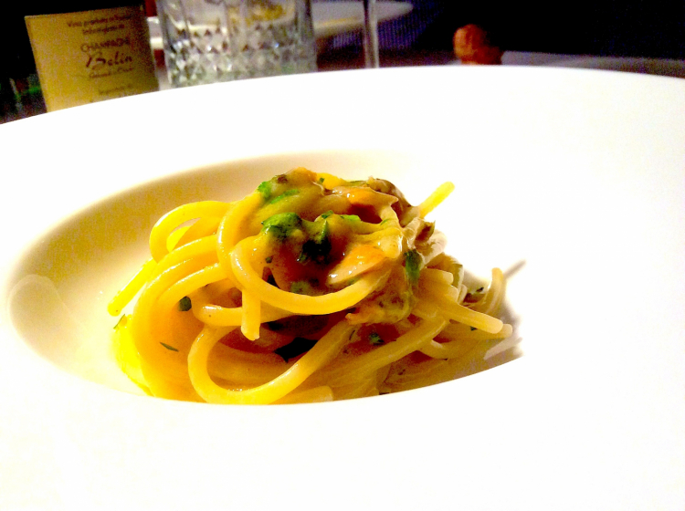 Spaghettoro with telline
