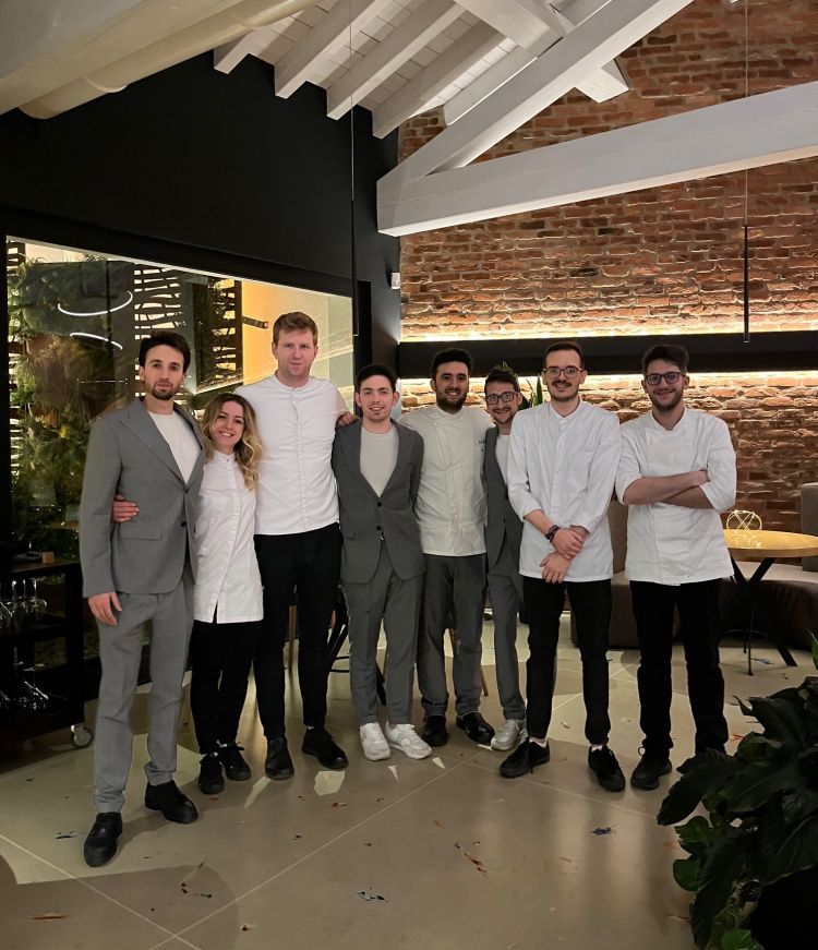 Il team del ristorante Borgia di Milano

