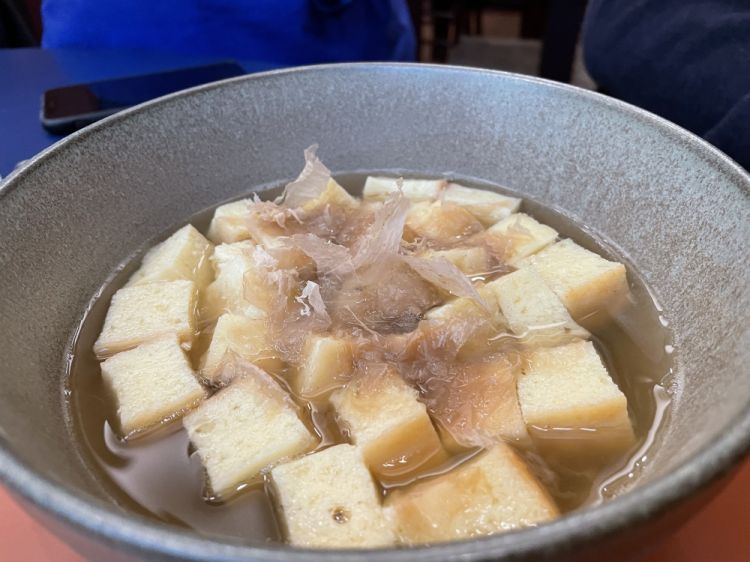 Zuppa imperiale, dashi di gallina, kastuobushi
