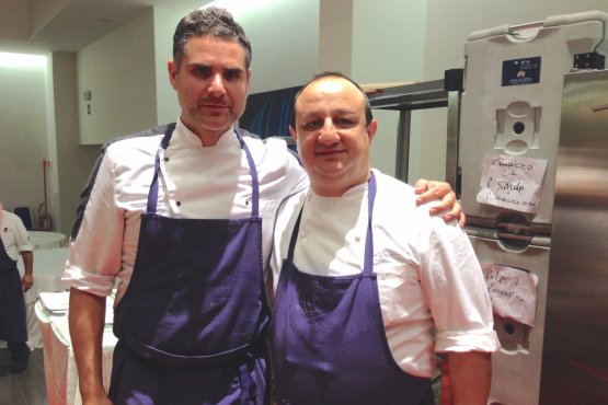 Marco Baglieri con Ciccio Sultano