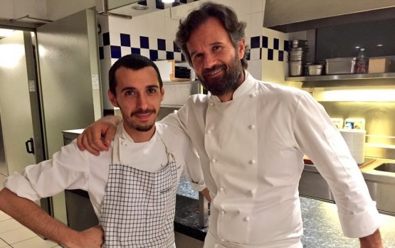 Luca Sacchi e Carlo Cracco, sodalizio vincente a Milano (foto Zanatta)