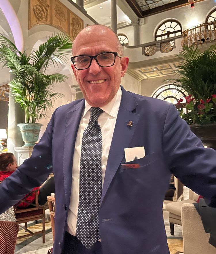 Gavino Nulchis, storico e appassionato responsabile di sala del Winter Garden - Foto AC