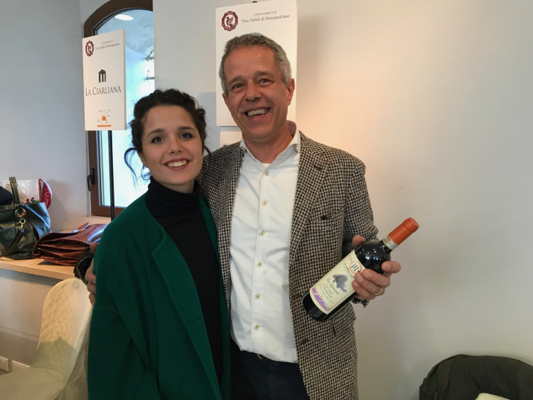 Alessandro Sartini con la figlia Francesca, azienda Il Molinaccio