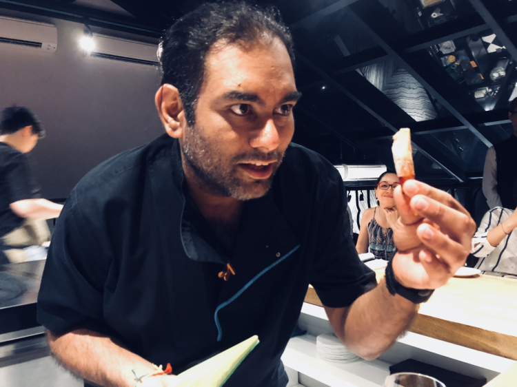 Gaggan Anand, 39, born in Calcutta, India. He open