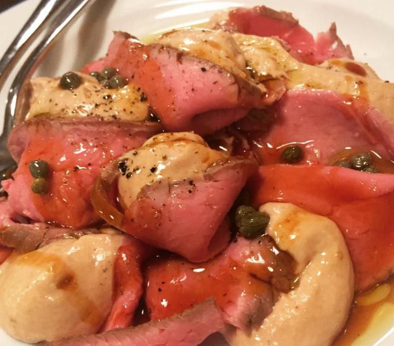 Vitello tonnato, piatto icona di Trippa