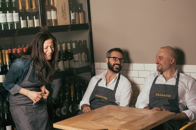 Federica Palumbo e i due cugini omonimi Giuliano G