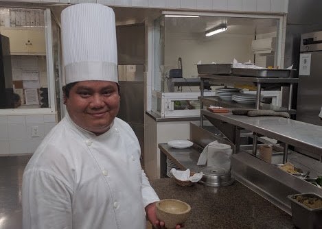 Lo chef Luis Alberto Aban Pech