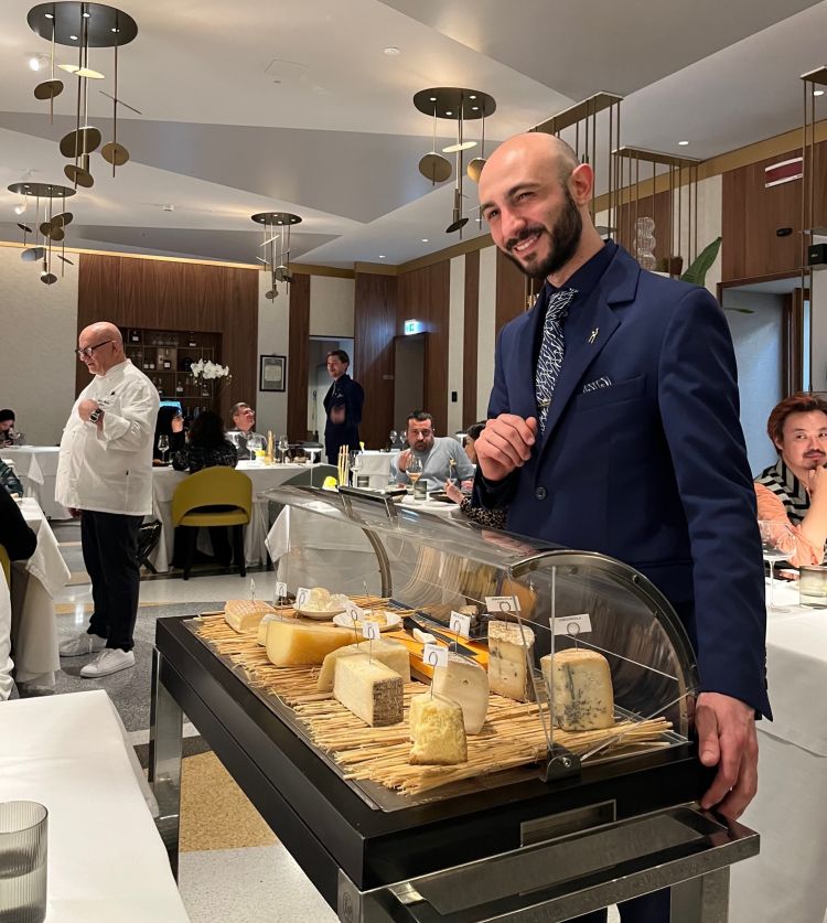 Il carrello dei formaggi del ristorante Sadler - Foto AC
