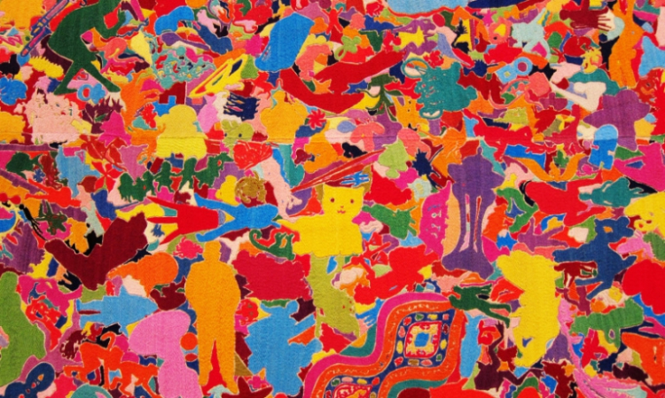 Tutto, dettaglio, Alighiero Boetti, 1988