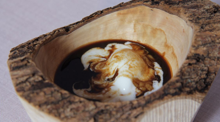 Preparazione con crema di siero