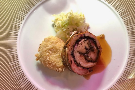 Porchetta di agnello con Fiordilatte di Latteria Sorrentina in carrozza
