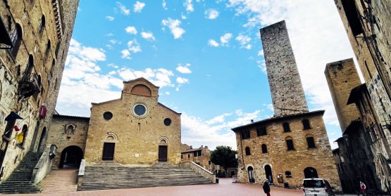 Una suggestiva immagine di San Gimignano
