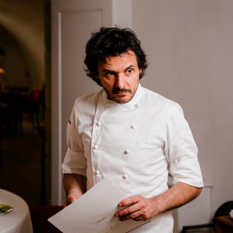 Antonio Zaccardi, chef del Pashà assieme a Maria Cicorella, proprietaria del ristorante
