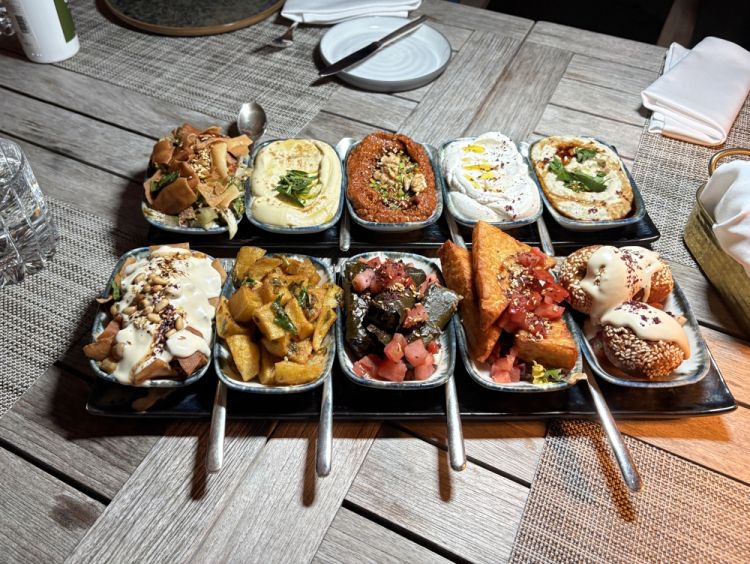 Lebanese mezze at Saltz
