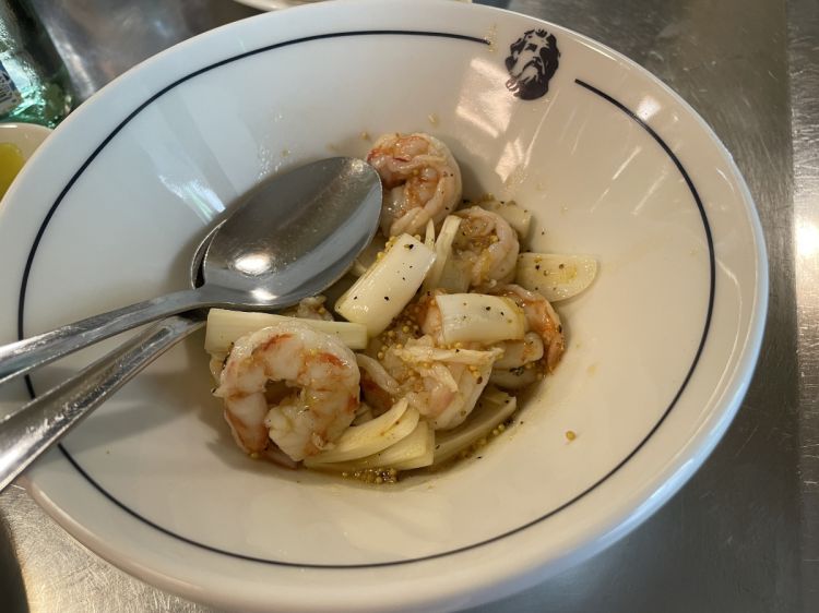 Salpicò di gamberi 
