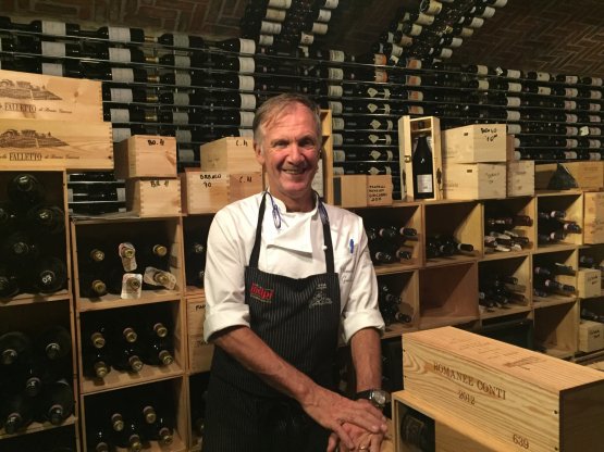 Maurilio Garola in cantina...