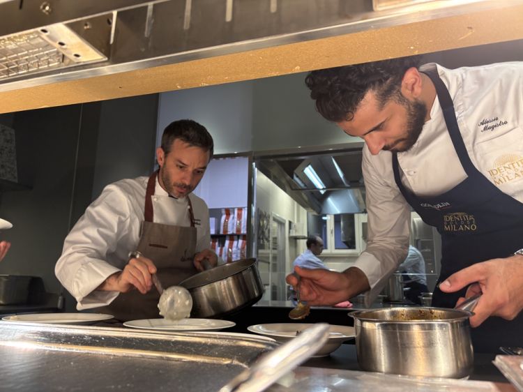 Al lavoro al fianco del nostro sous chef Alessio Magistro