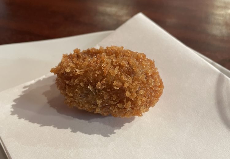 Croqueta mochi di jamón ibérico