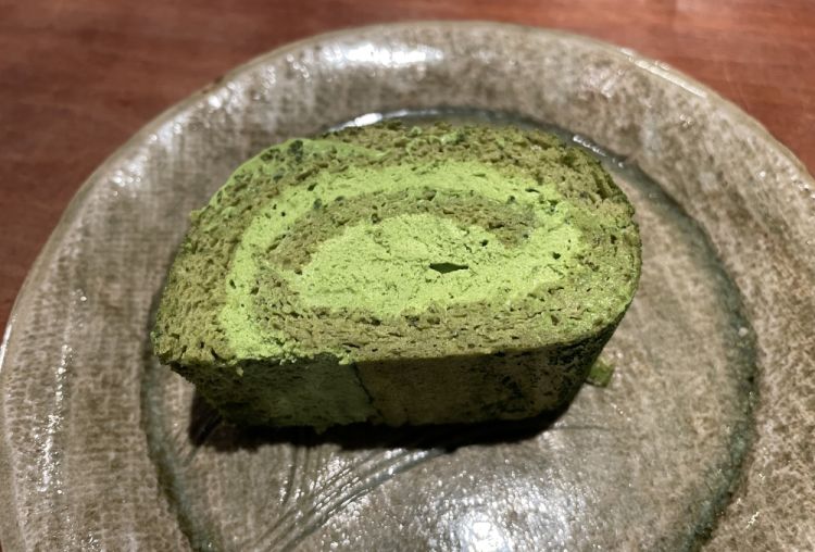 Castella no maki di tè matcha