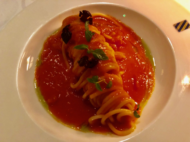Spaghetto al pomodoro e basilico
