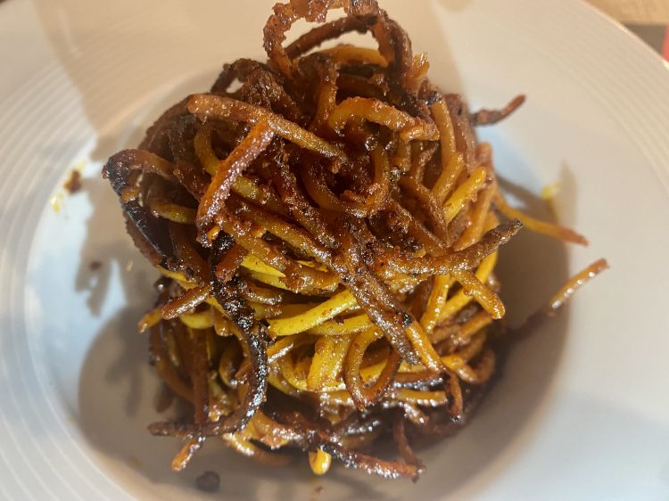 Spaghetti all'assassina all'Urban Assassineria Urbana di Bari
