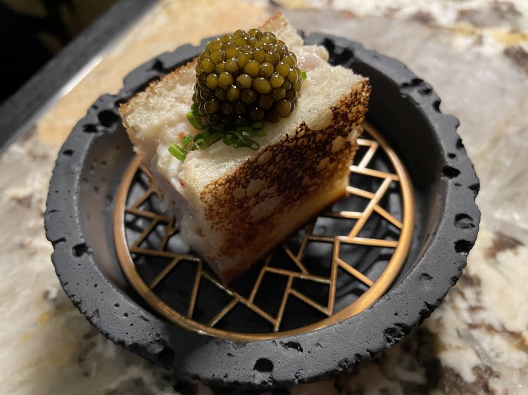 Sakana Sando - Shokupan, pesci bianchi, crostacei, caviale