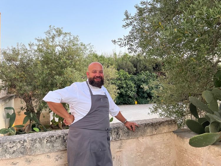 Lo chef Domingo Schingaro di Borgo Egnazia
