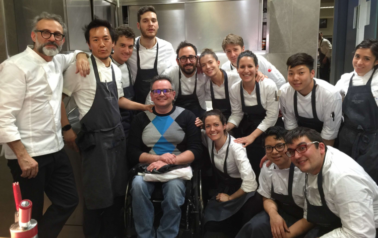 «All’Osteria Francescana, finito il pranzo, di 