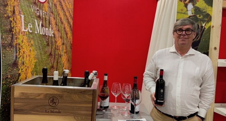 Massimo Furlan presenta i vini dell'azienda
