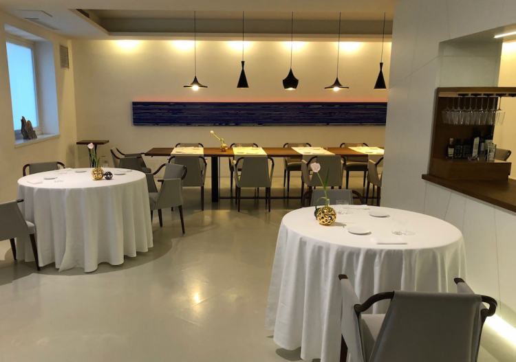 La sala della nuova Osteria