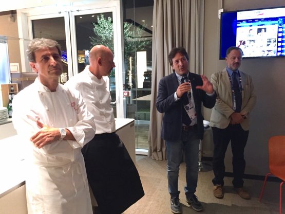 I due chef con Quirino Briganti e Carlo Hausmann