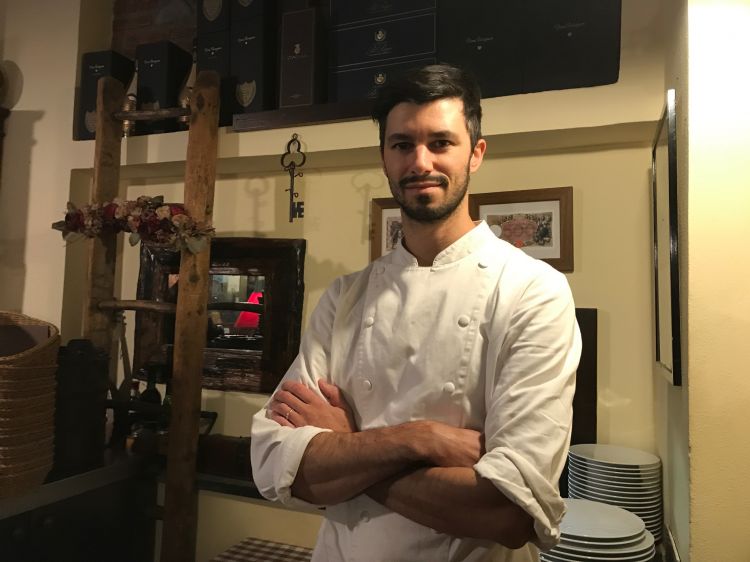Lo chef Matteo Merletti  - Foto AC

