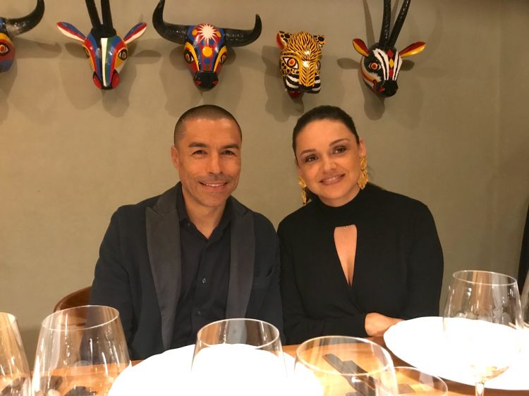 Ivan Cordoba with his wife Maria at restaurant Mitù in Milan - Photo: Annalisa Cavaleri
