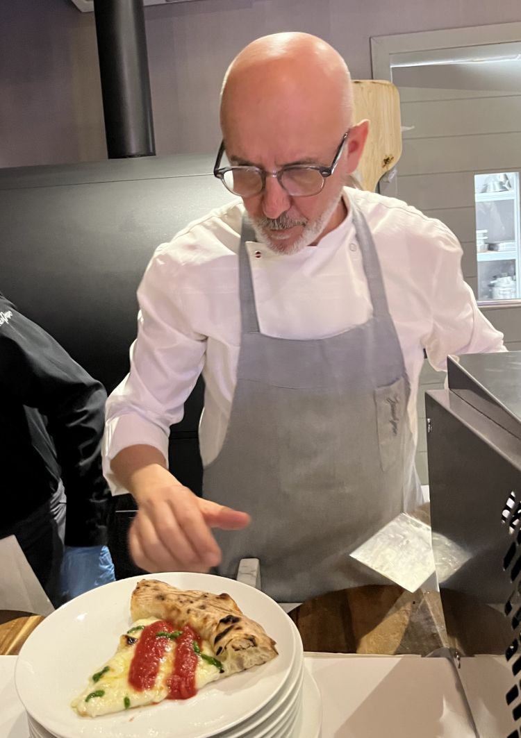 Franco Pepe al lavoro al 7Pines